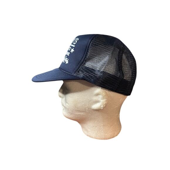 Vintage snapback dad hat trucker Randy's auto car cap blue and white adjustable - Picture 3 of 7